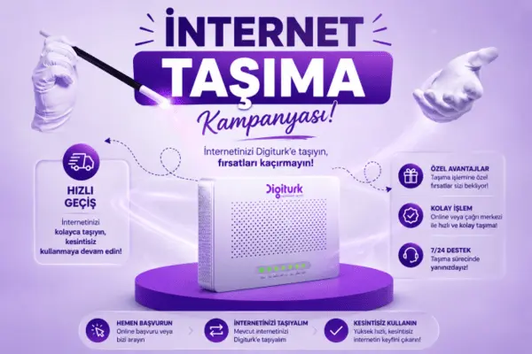 Digiturk İnternet Taşıma Kampanyası